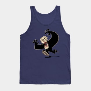 Halloween Mummy Shadow Runner Tank Top